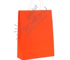 БП  Пакет бумажный с кручеными ручками Оранжевый  250х110х320 мм