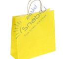 БП  Пакет бумажный с кручеными ручками Желтый 320х120х320 мм